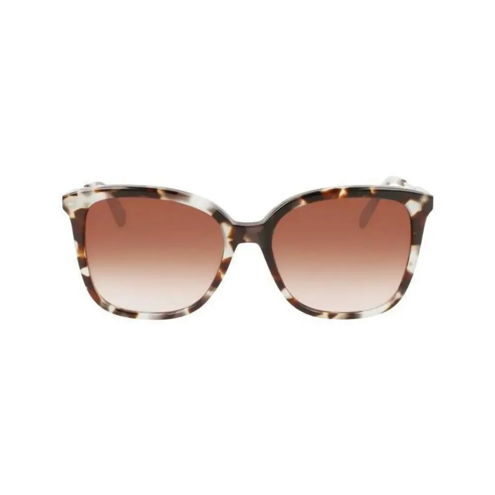 Longchamp Tortoiseshell Frame with Brown Gradient Lenses Sunglasses